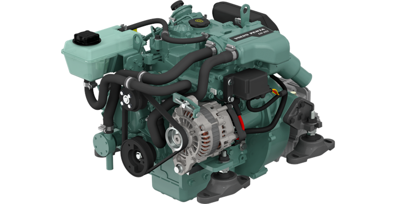 Volvo Penta D1-20 Inboard Marine Diesel Engine 18hp - French Marine ...